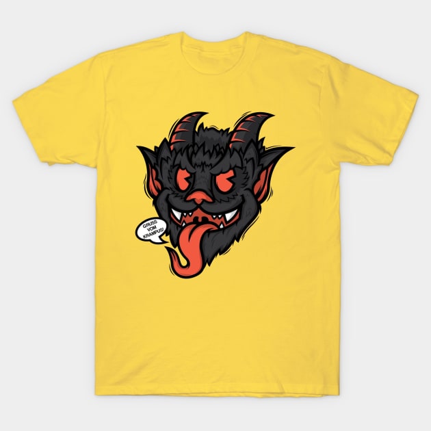 krampus T-Shirt by a cat cooking